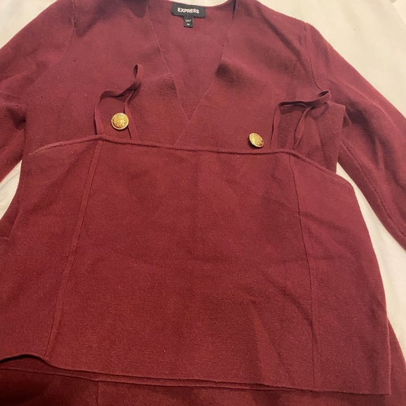 Express Double Breasted Sweater Jacket - Picture 2 of 3